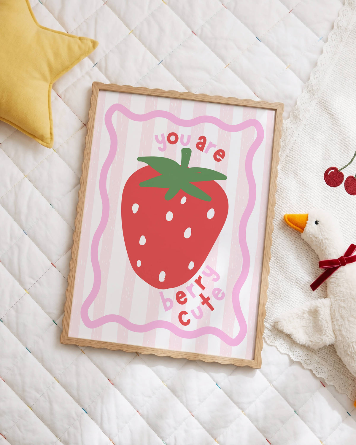 You Are Berry Cute Poster Print