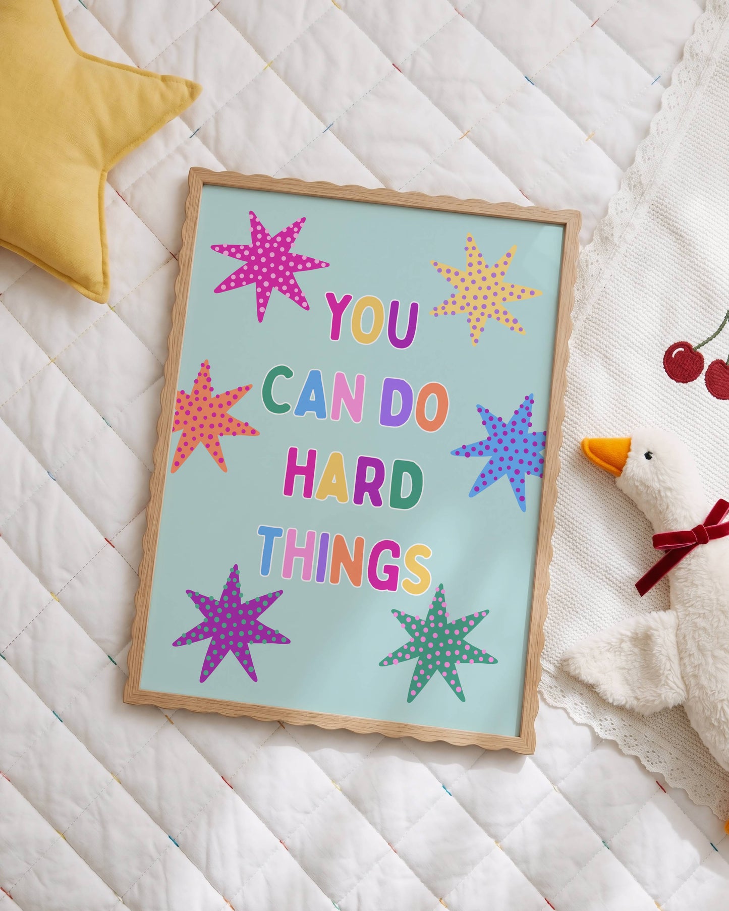 You Can Do Hard Things Poster Print