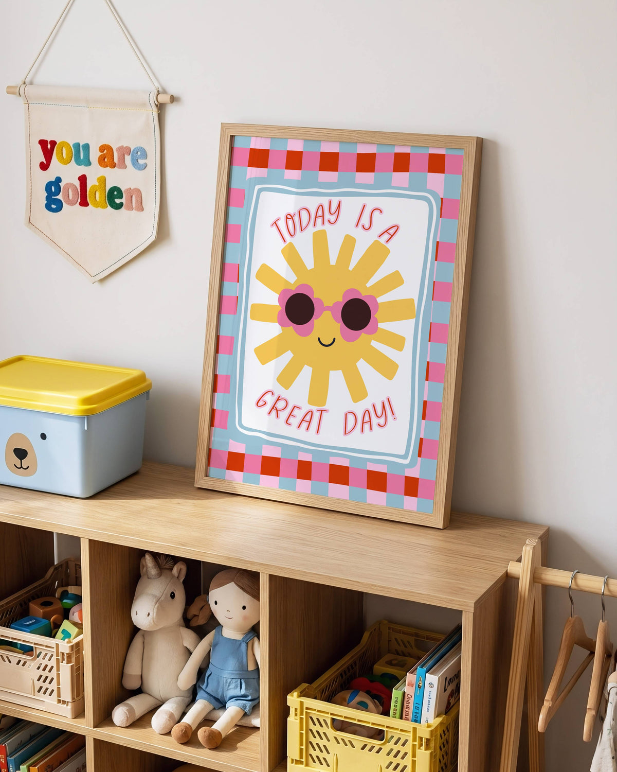 Today Is A Great Day Poster Print