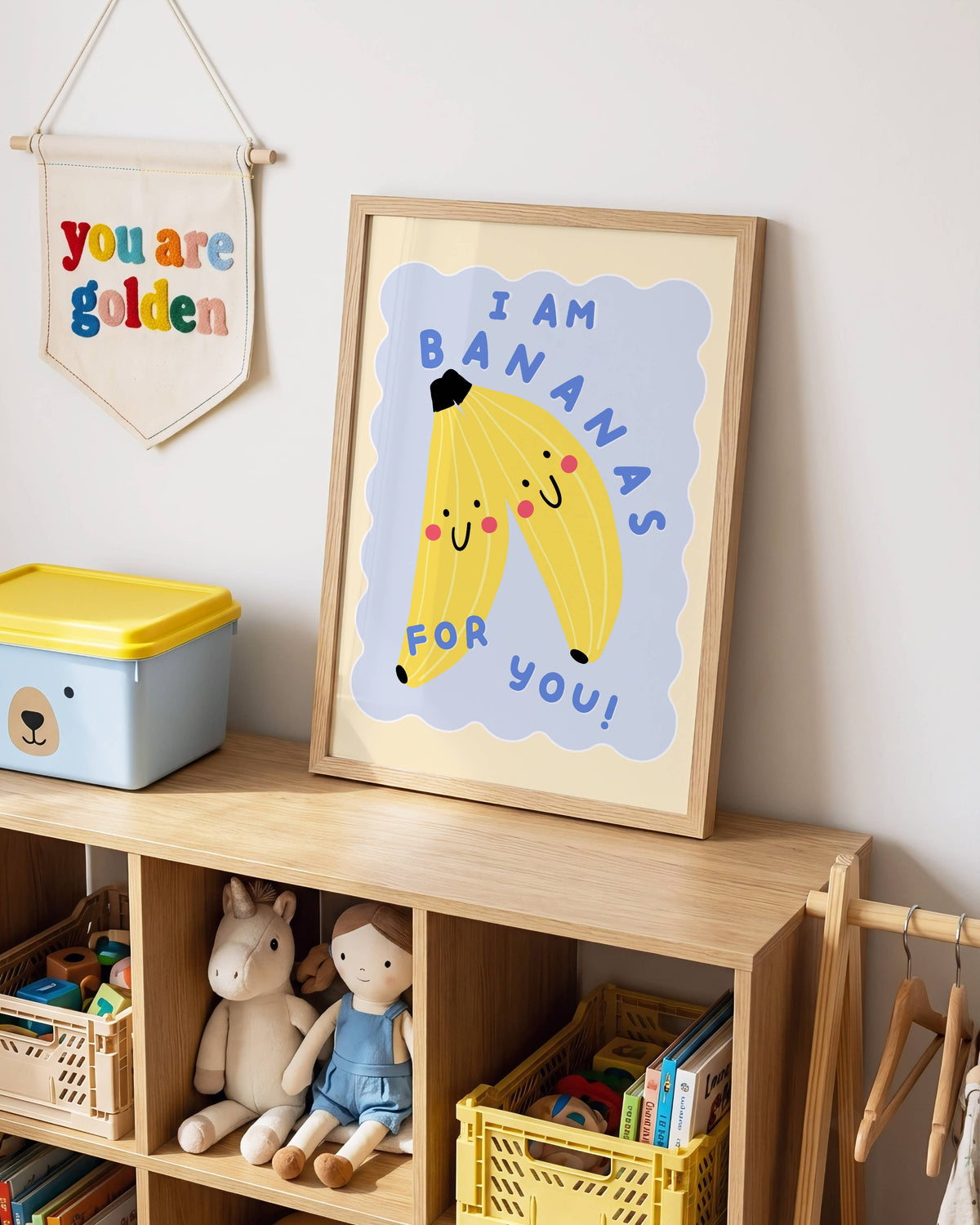 I Am Bananas For You Poster Print