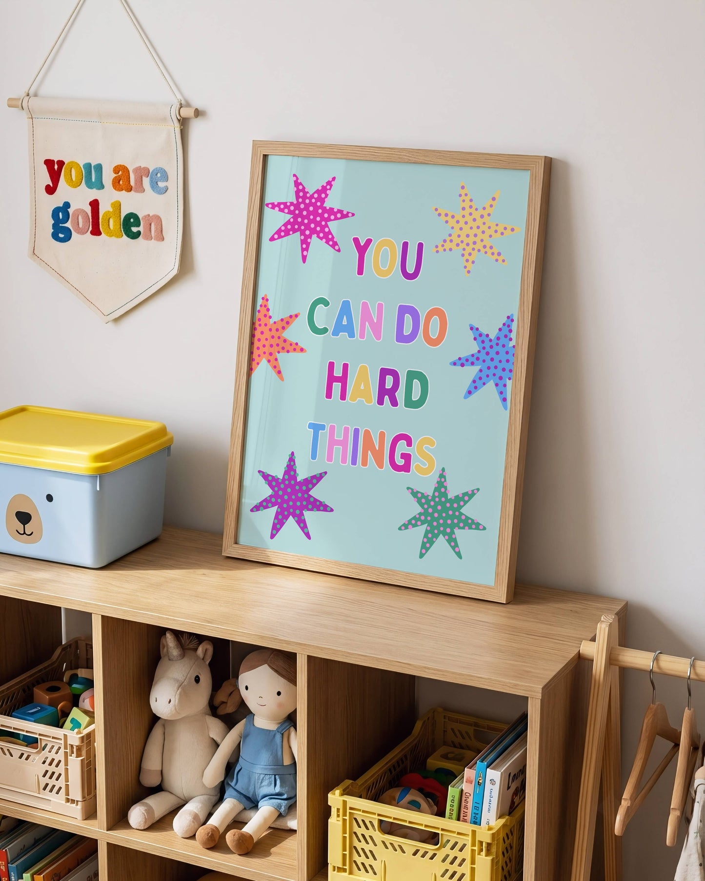 You Can Do Hard Things Poster Print