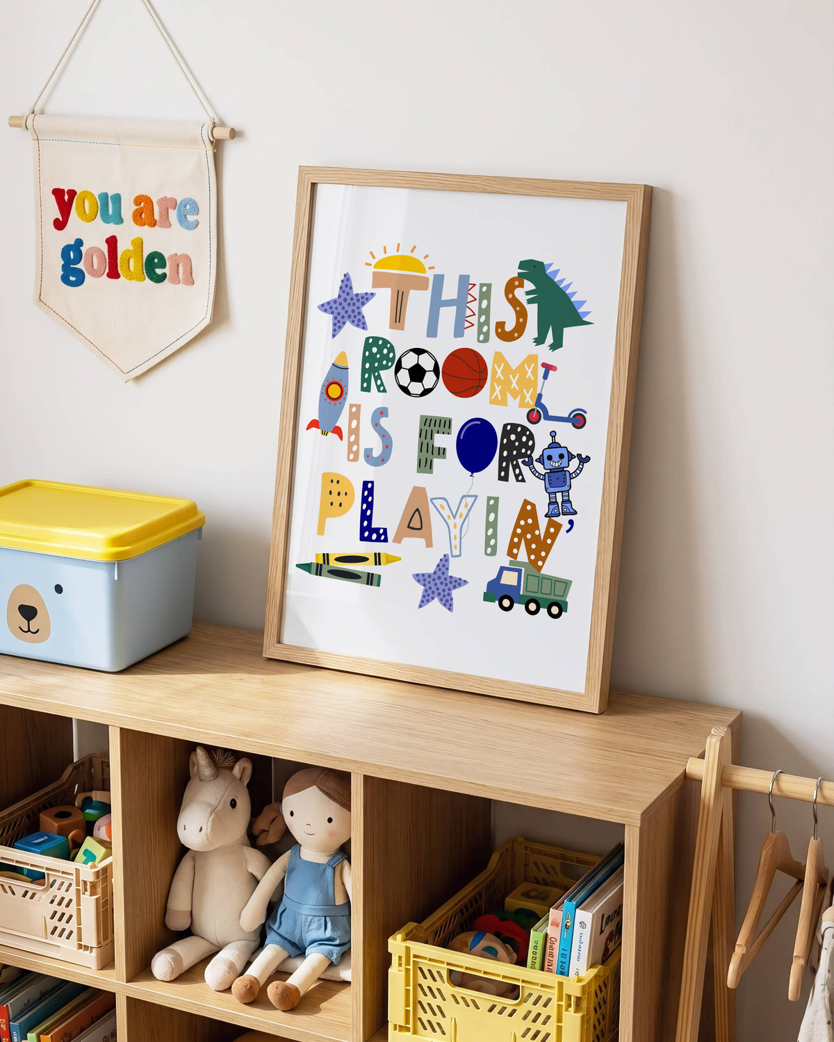 This Room Is For Playin' Poster Print