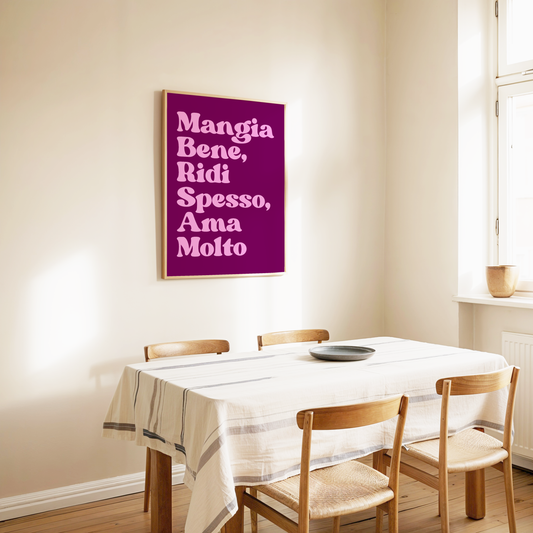 Mangia Bene, Ridi Spesso, Ama Molto Print