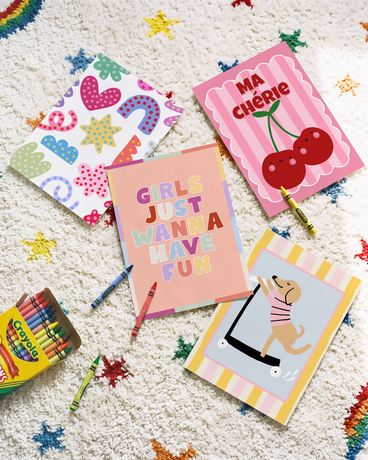 Girls Just Wanna Have Fun Poster Print