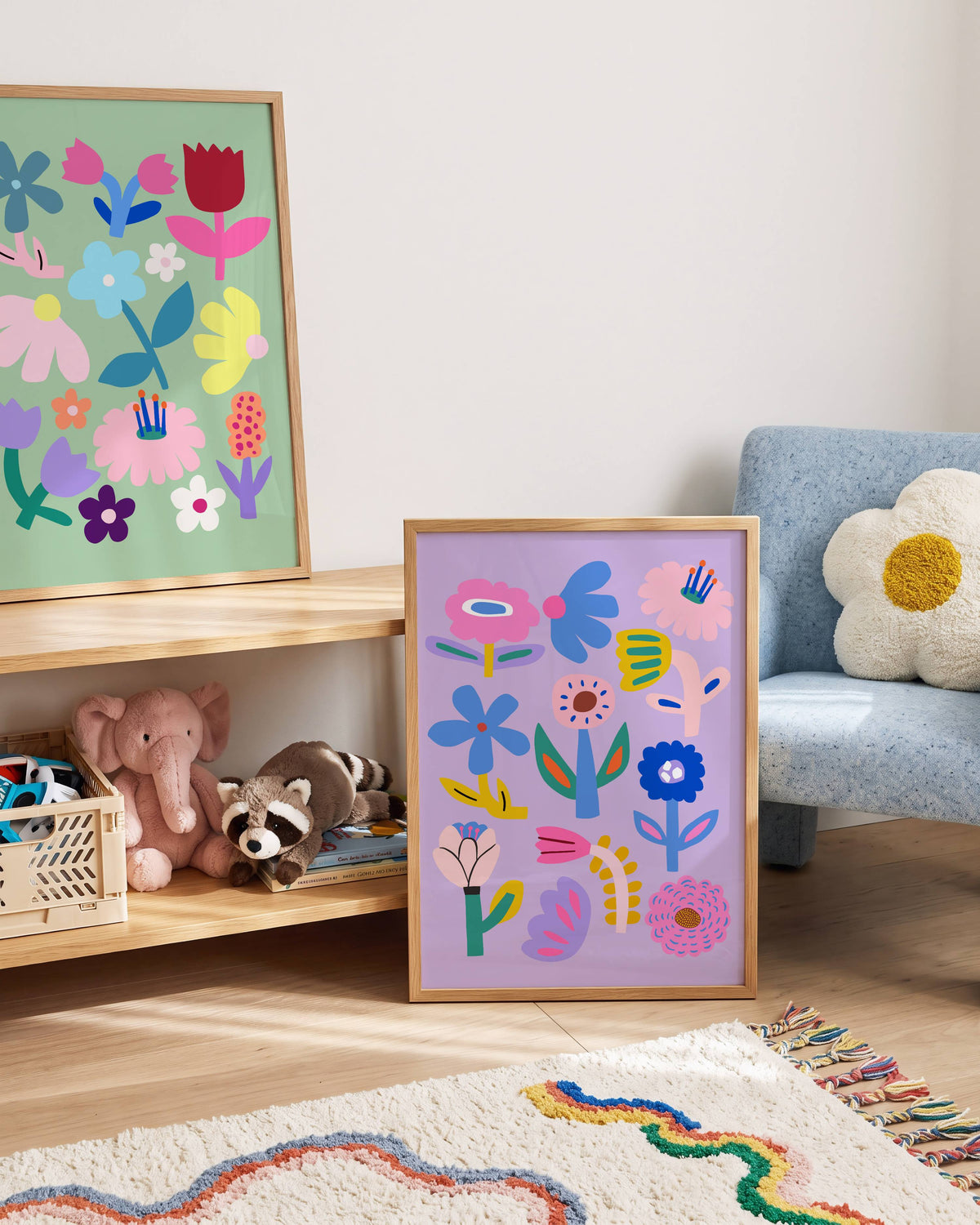 Flower Garden Poster Print