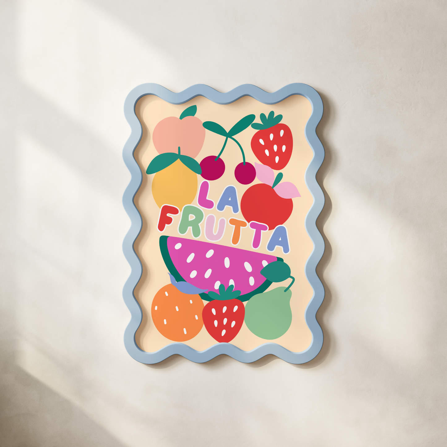 La Frutta Poster Print (Yellow)