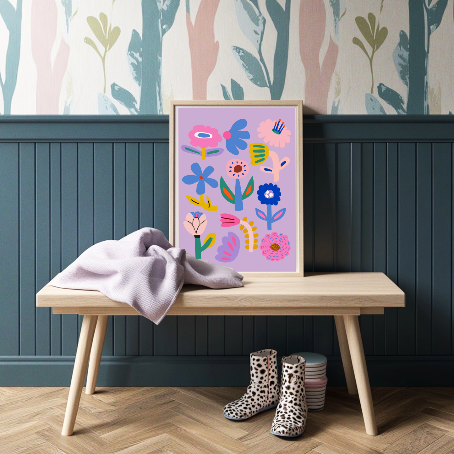 Flower Garden Poster Print