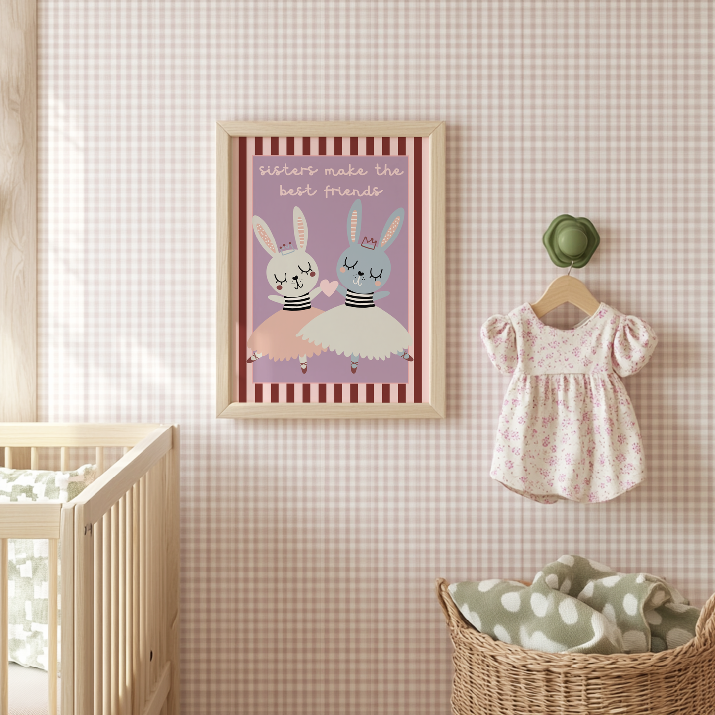 Sisters Make The Best Friends Poster Print