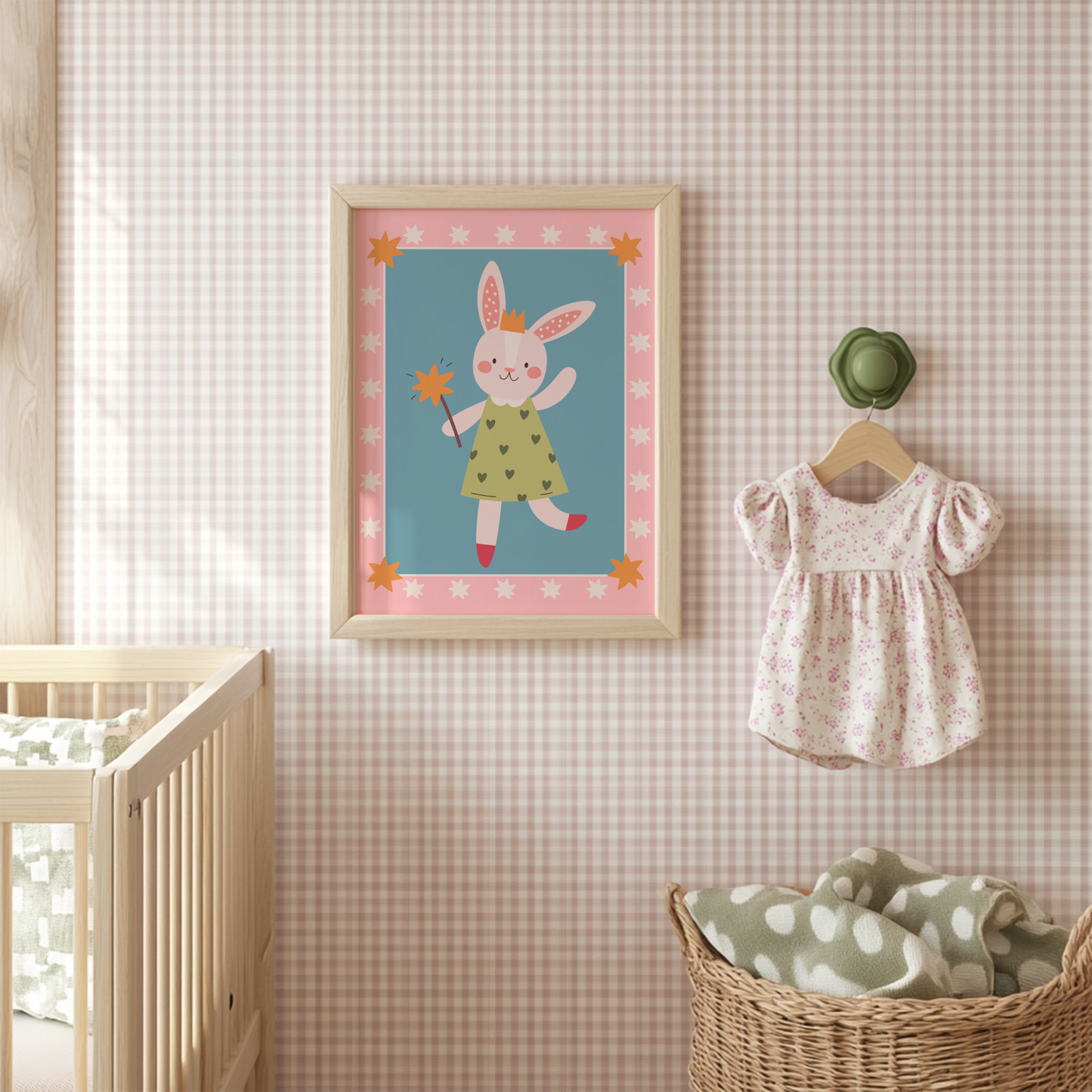 Princess Bunny Poster Print