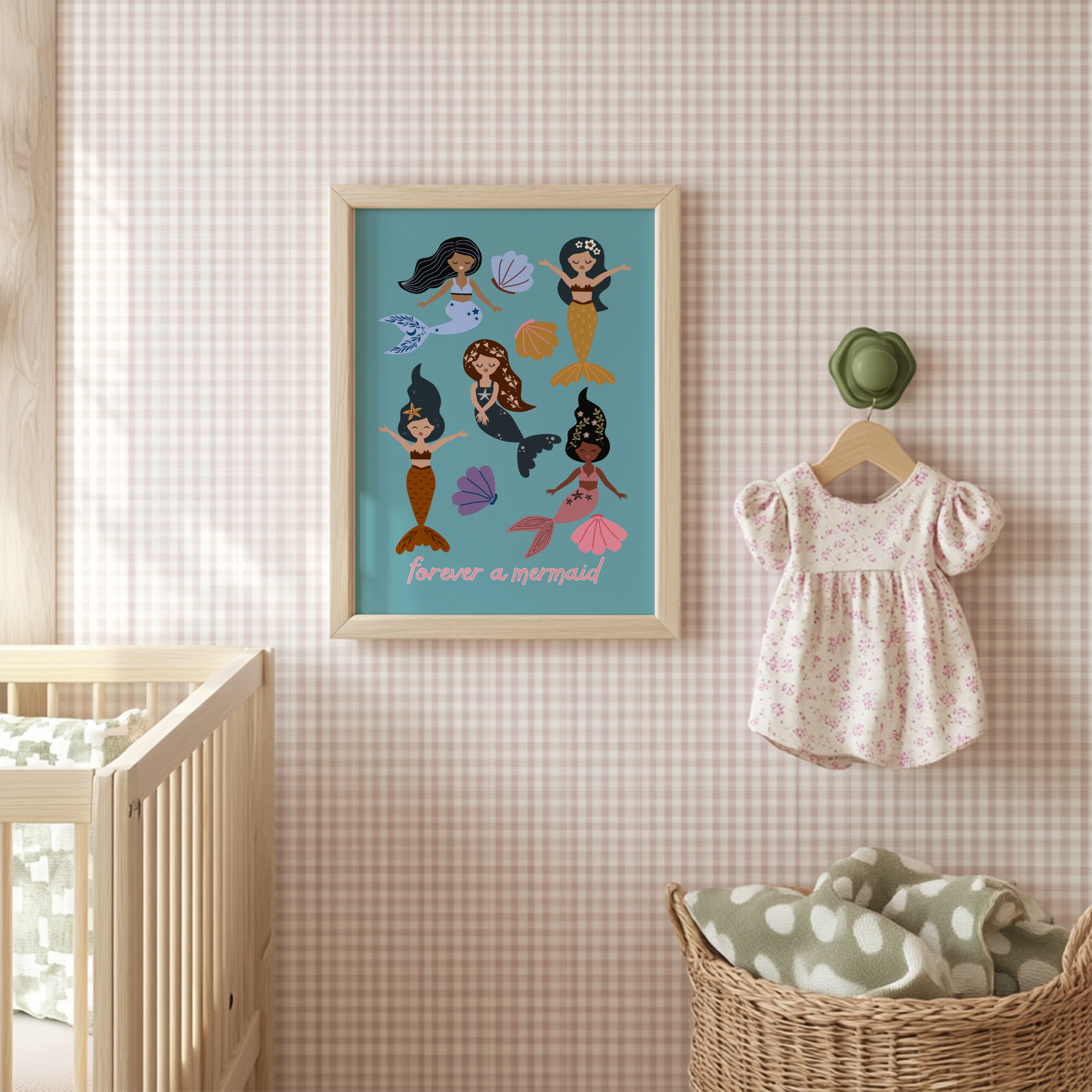 Forever a Mermaid Poster Print