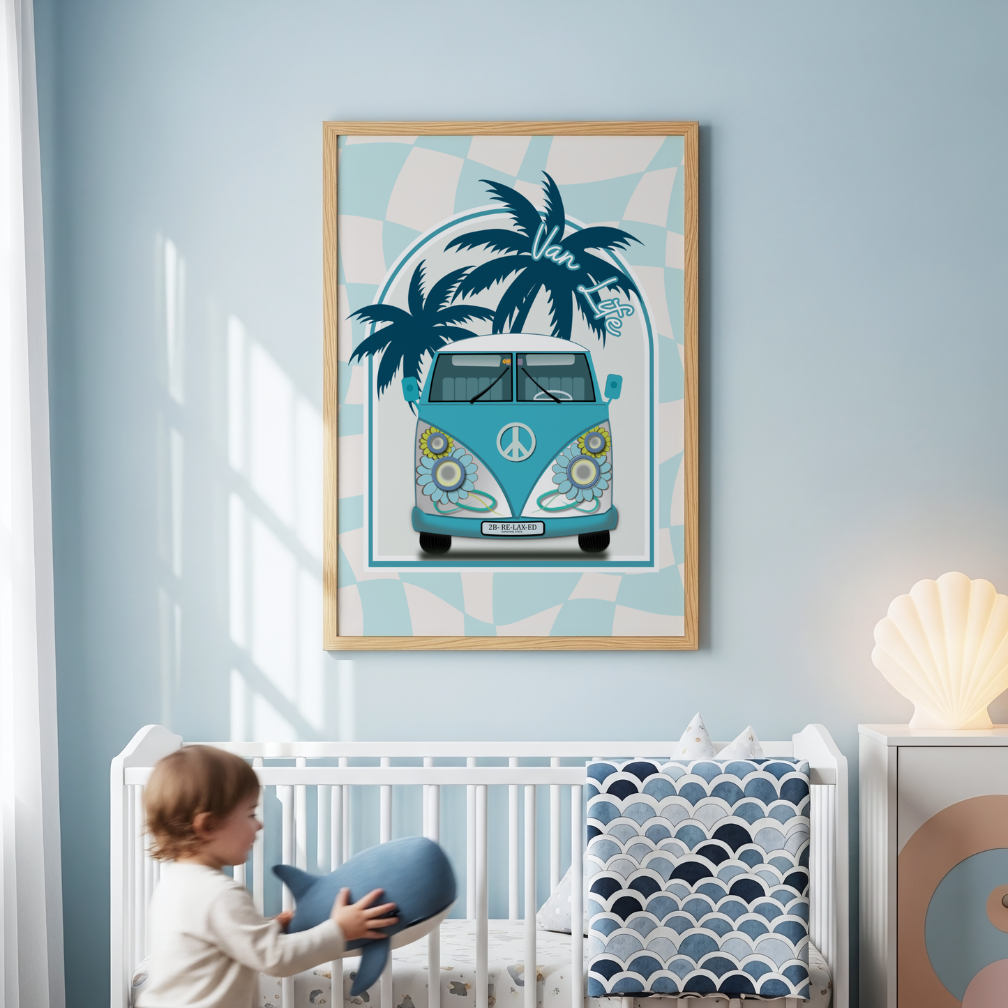 Van Life VW Kombi Poster Print