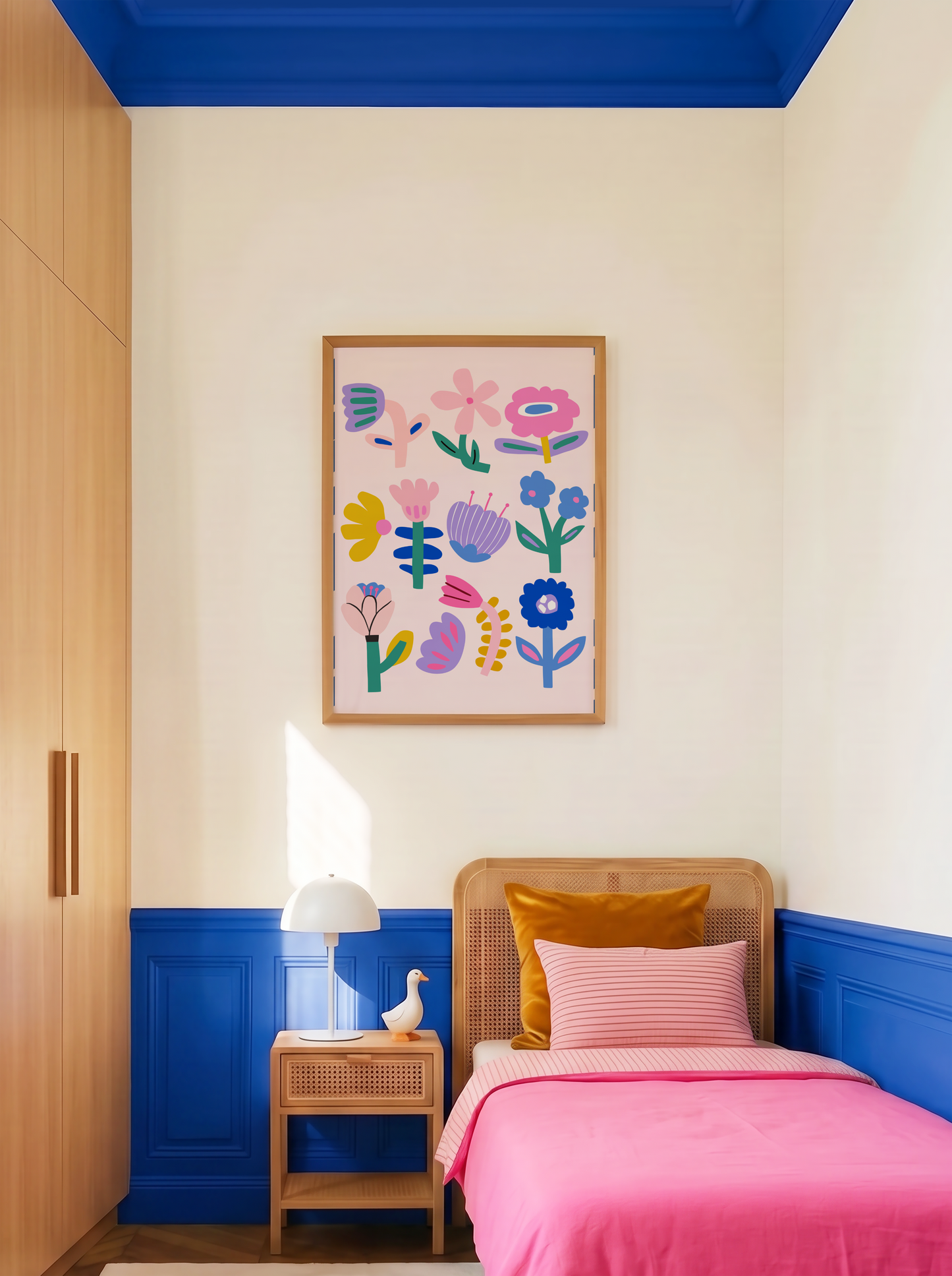 Playful Flowers Poster Print