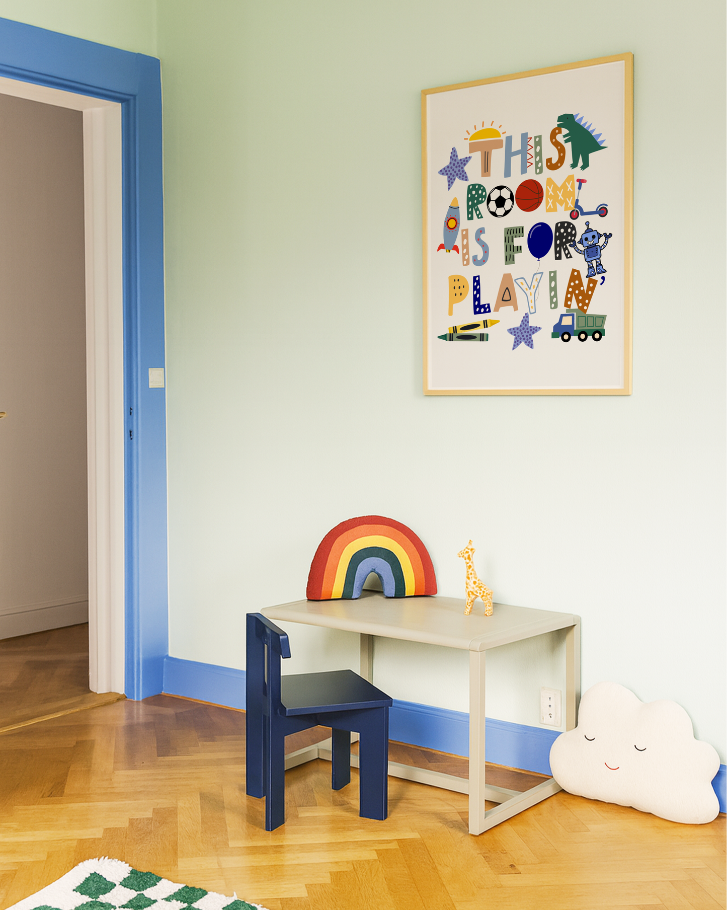 This Room Is For Playin' Poster Print