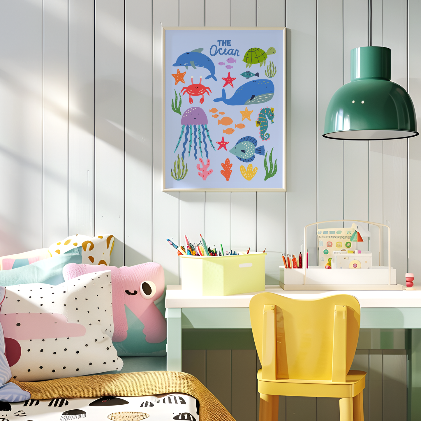 The Ocean Sea Animals Poster Print