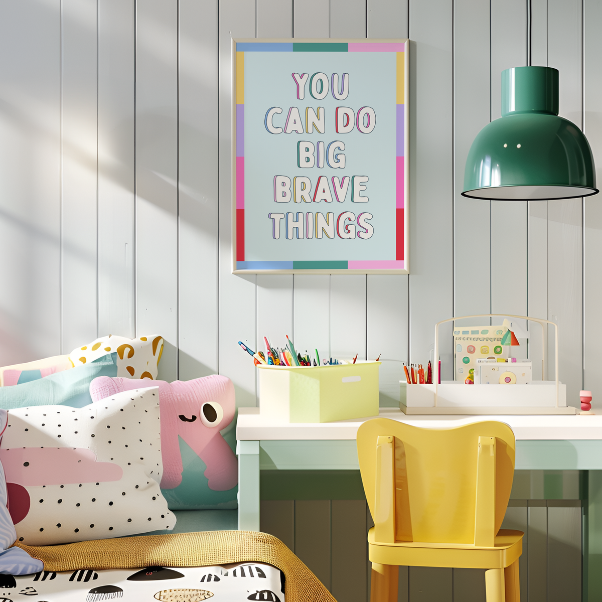 You Can Do Big Brave Things Poster Print