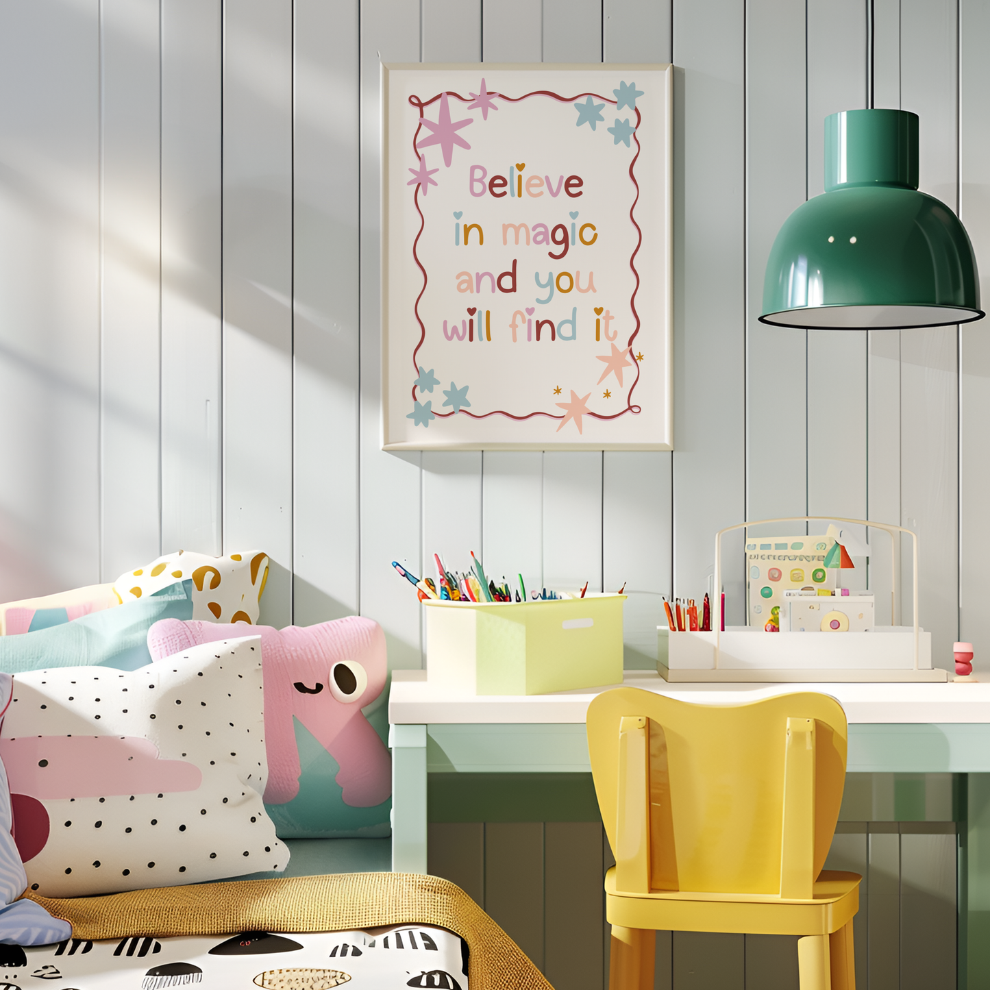 Believe In Magic And You Will Find It Poster Print
