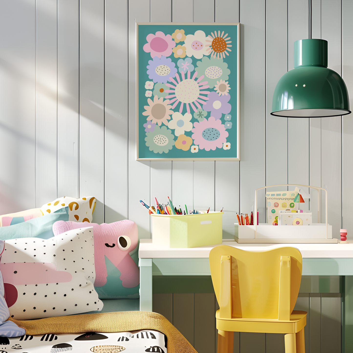 Flower Garden 4 Poster Print