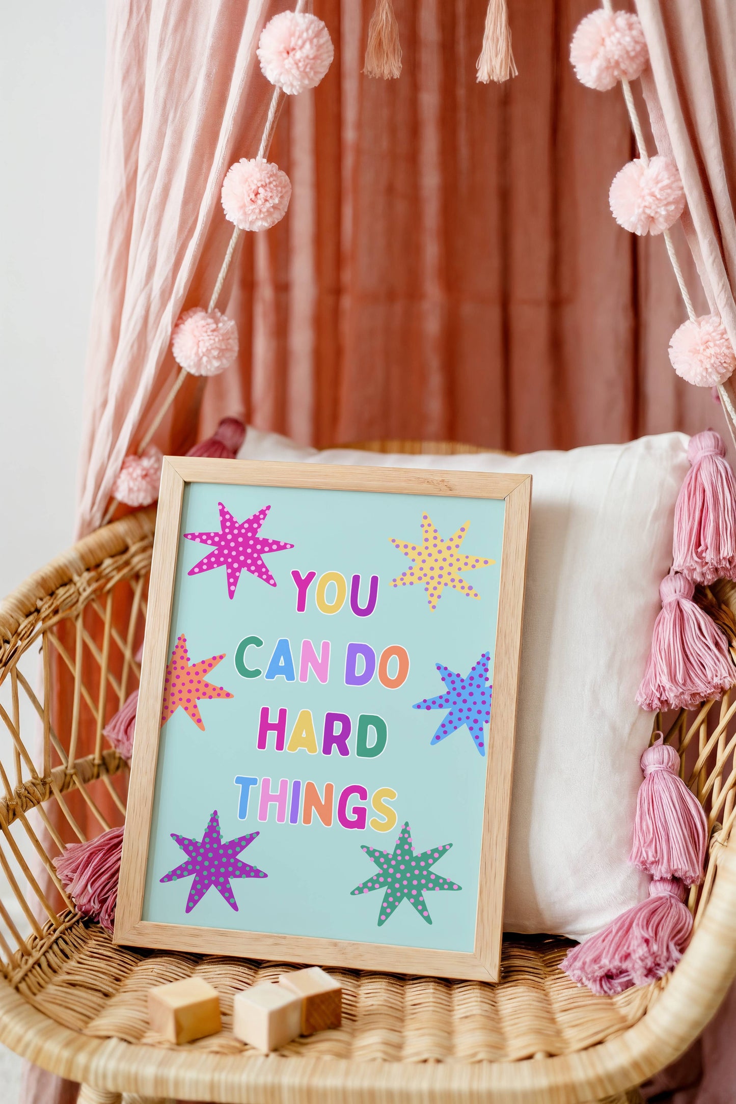 You Can Do Hard Things Poster Print