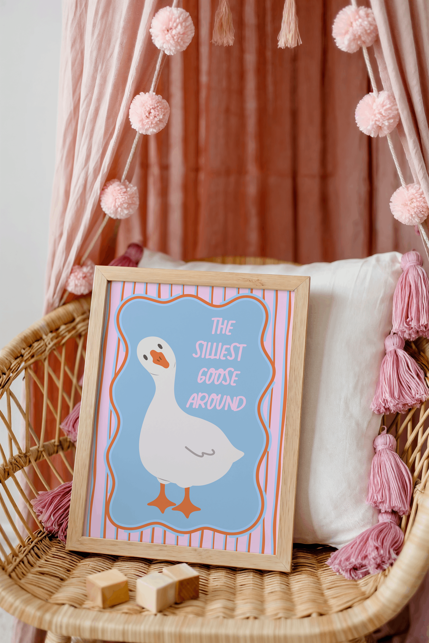 The Silliest Goose Around Poster Print
