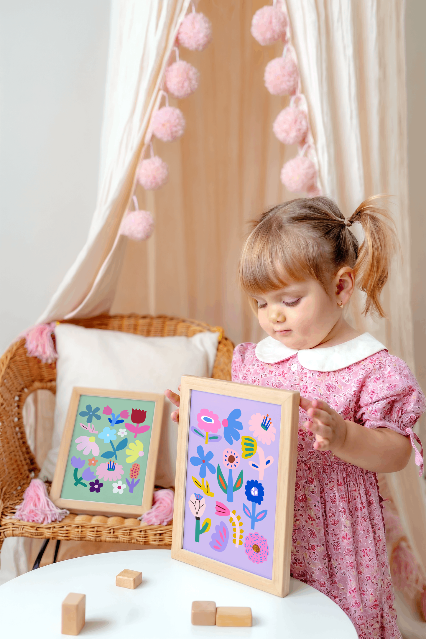 Flower Garden Poster Print