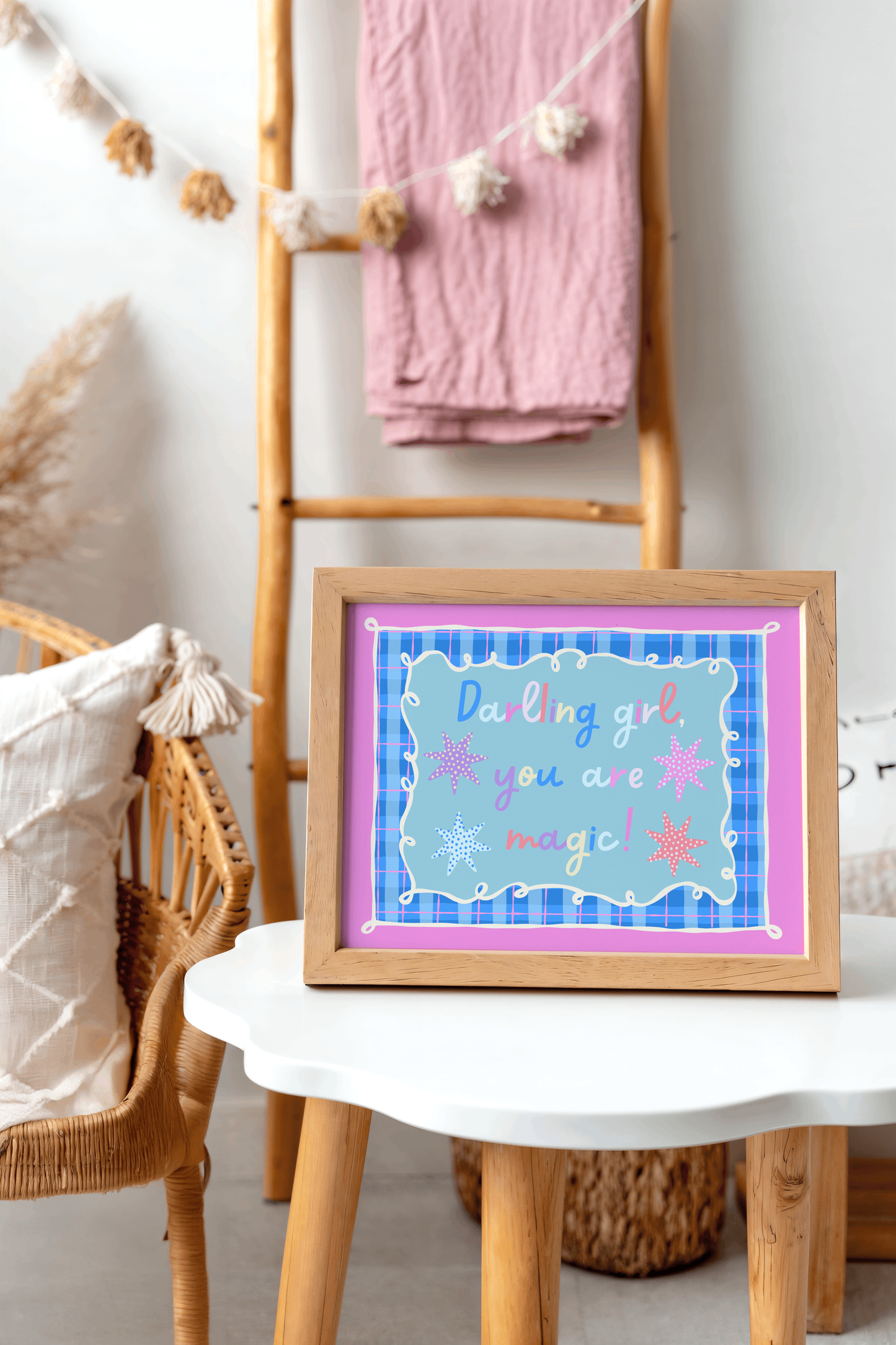 Darling Girl, You Are Magic (Horizontal) Poster Print