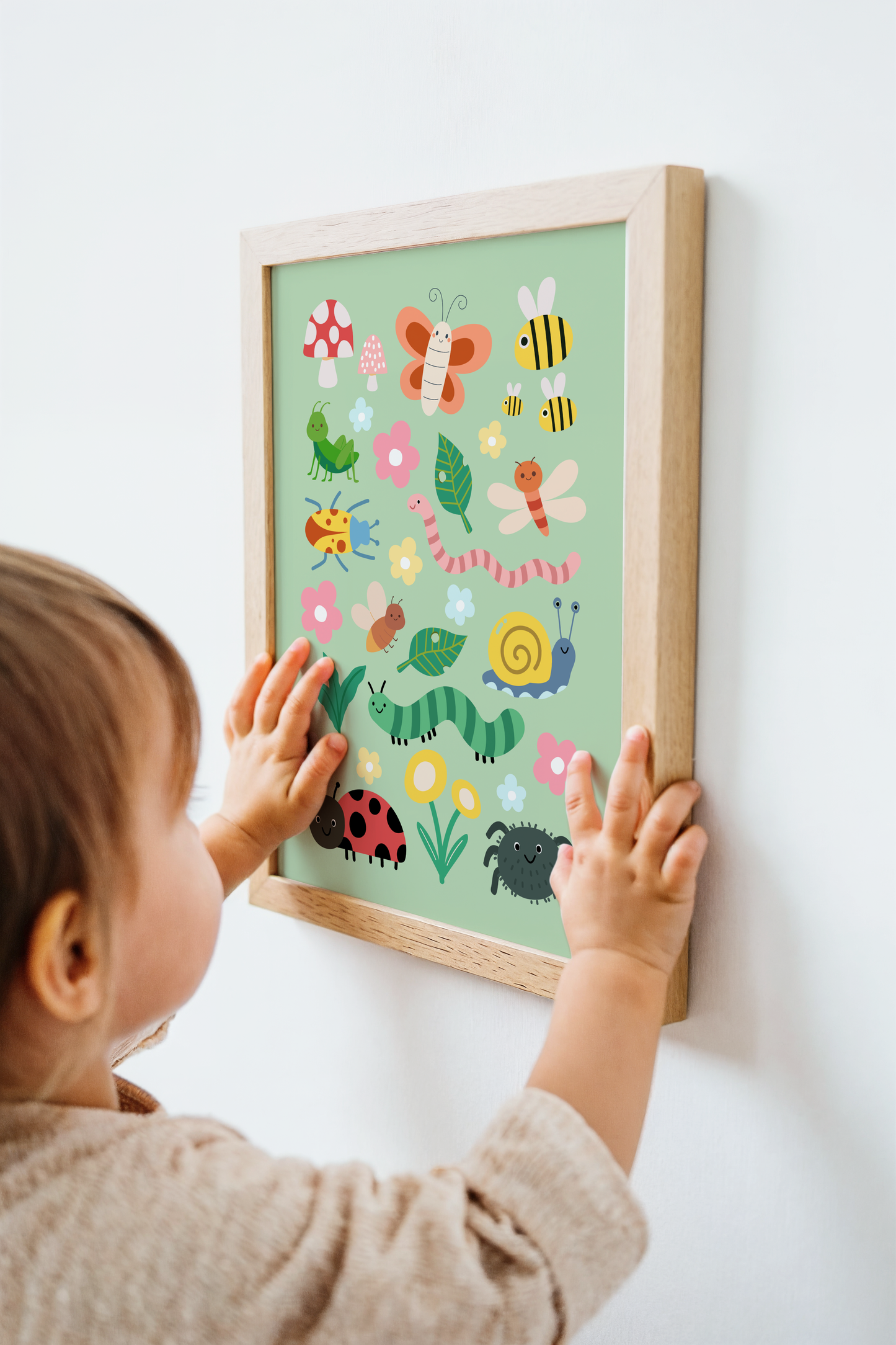 Garden of Bugs Poster Print