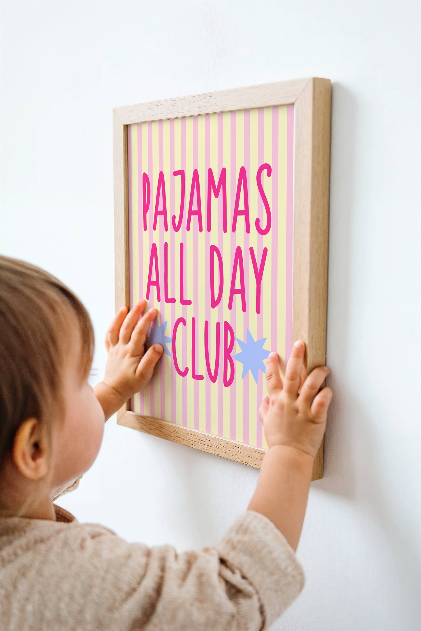 Pajamas All Day Club Poster Print