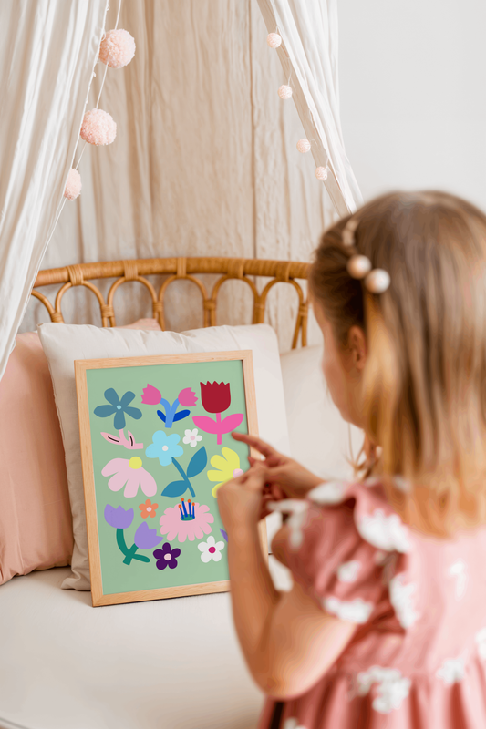 Flower Garden 2 Poster Print