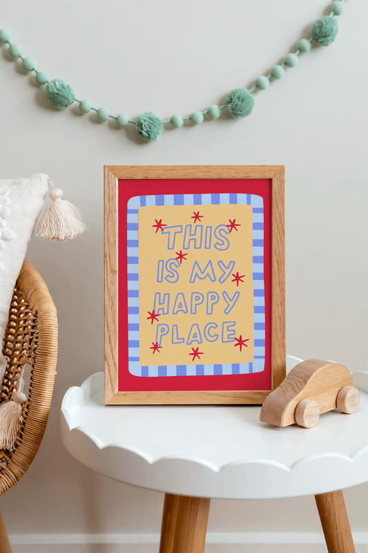 This Is My Happy Place Poster Print