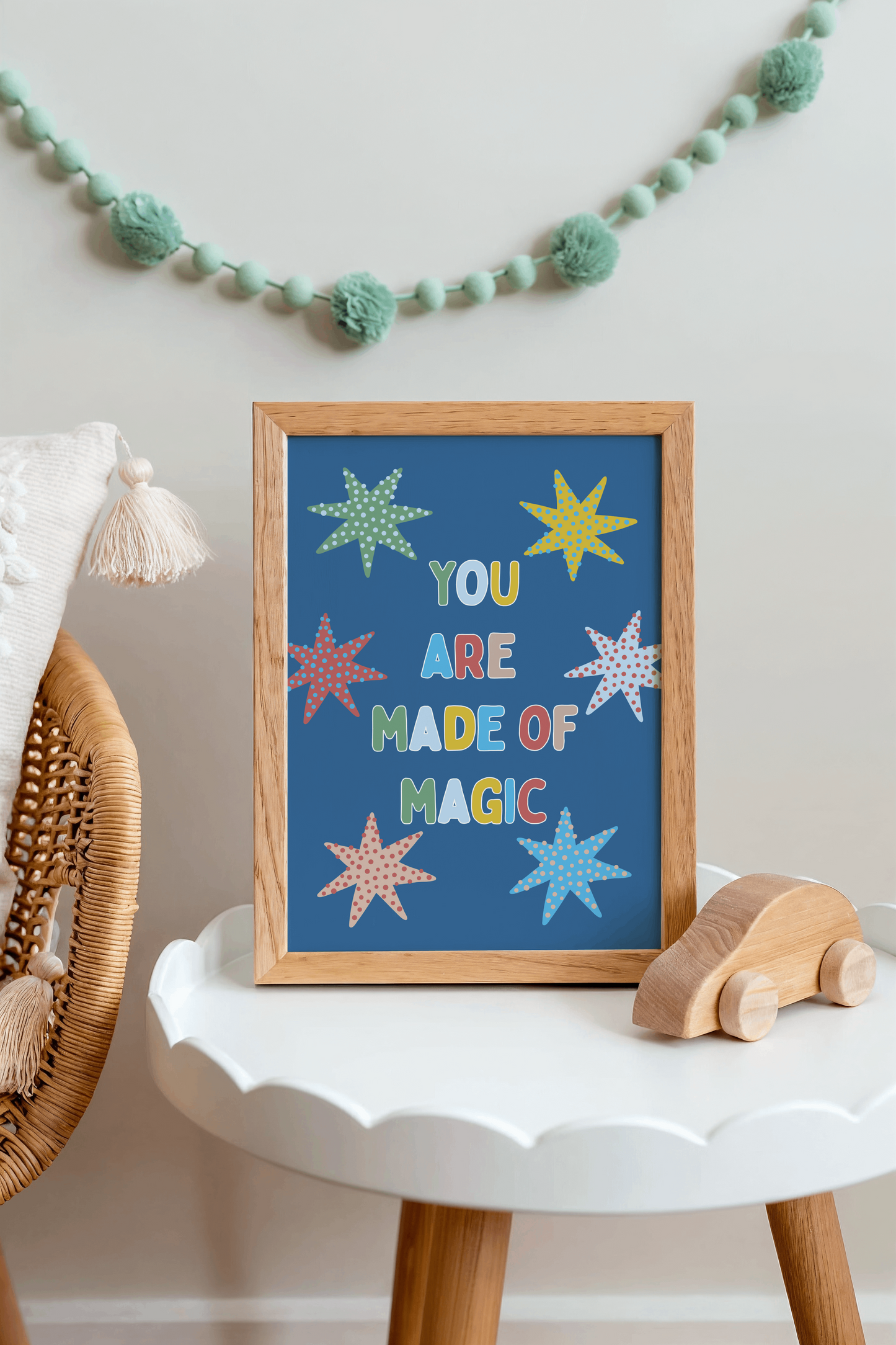 You Are Made Of Magic Poster Print (Blue)