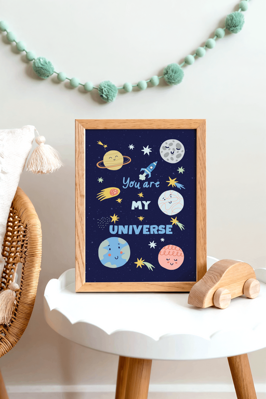 You Are My Universe Poster Print