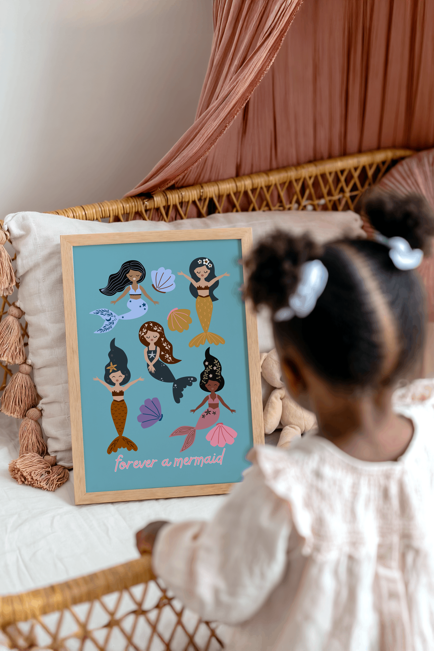 Forever a Mermaid Poster Print
