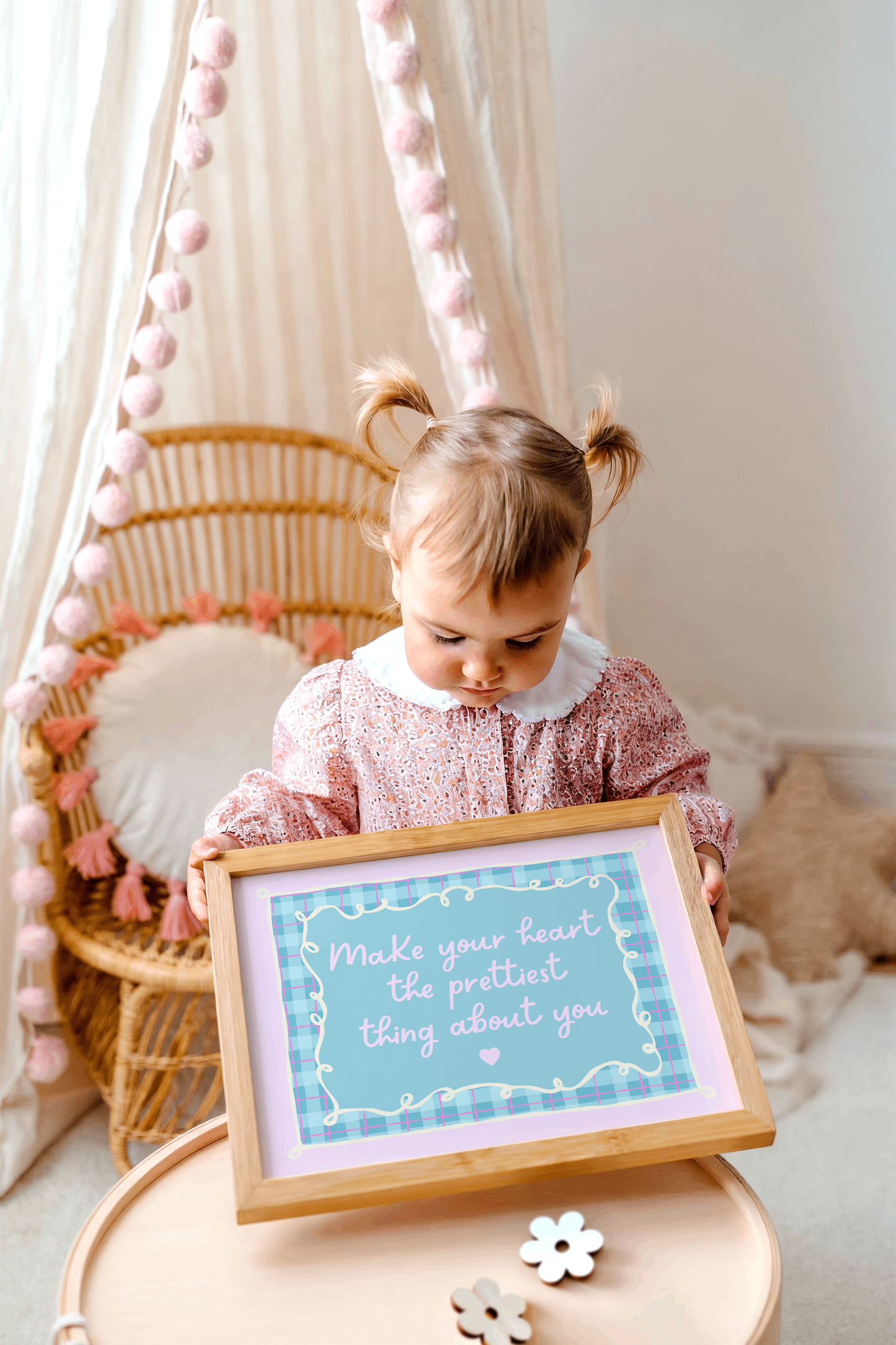 Make Your Heart The Prettiest Thing About You (Horizontal) Poster Print
