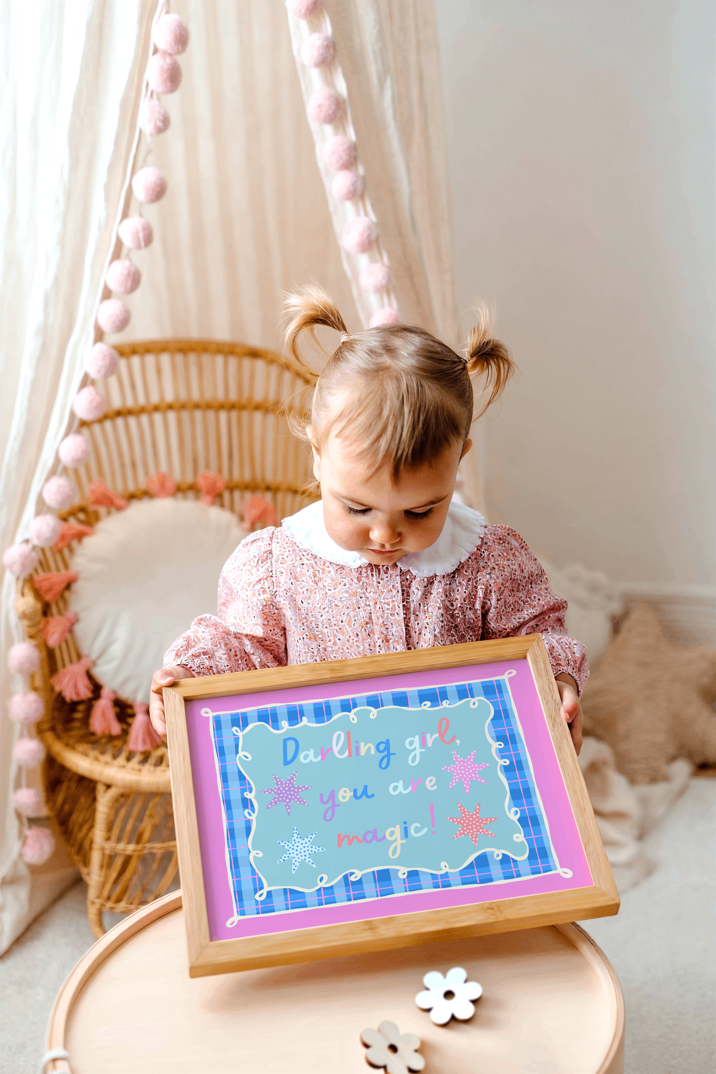 Darling Girl, You Are Magic (Horizontal) Poster Print