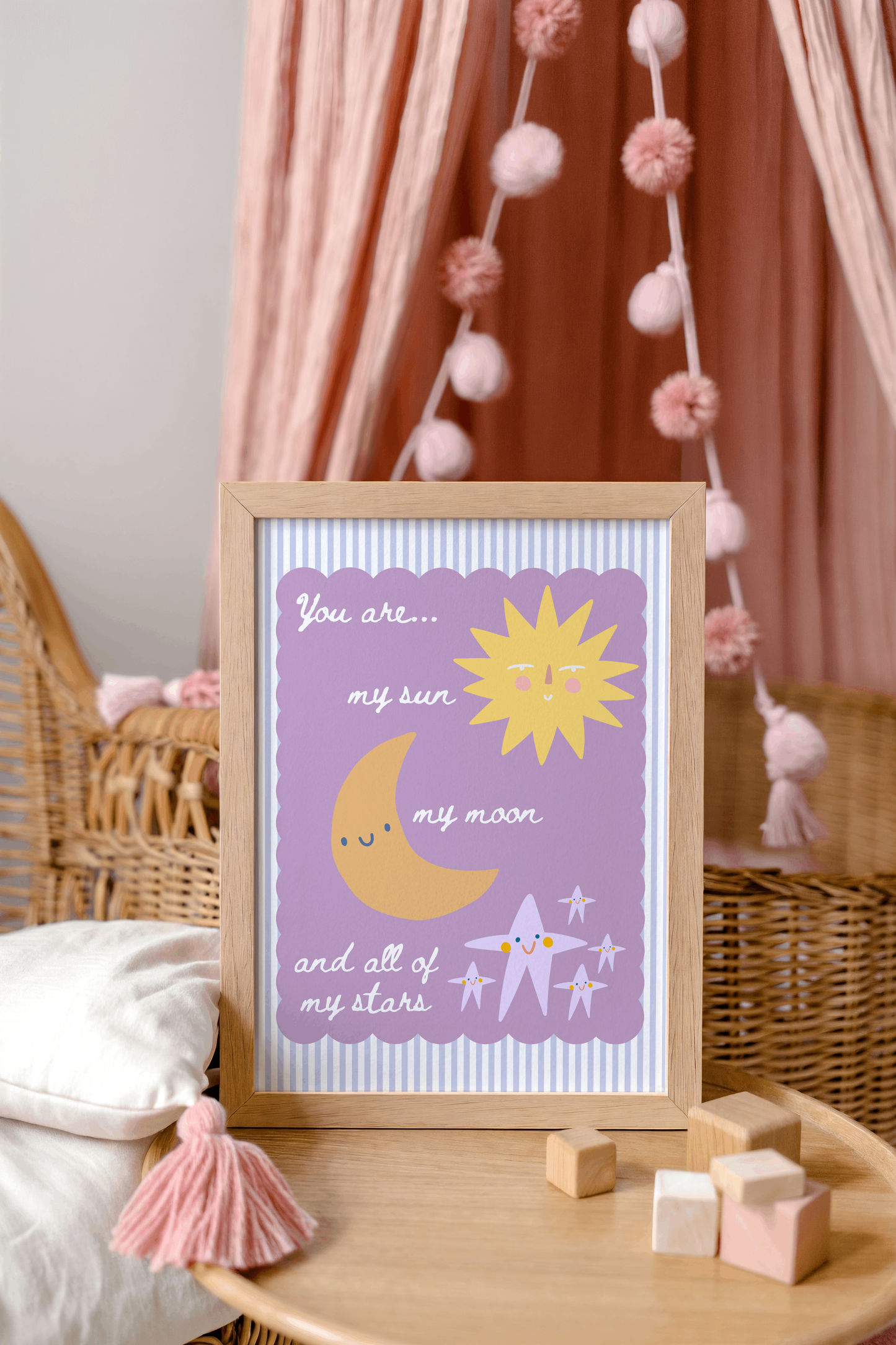 You Are My Sun, My Moon and All My Stars Poster Print