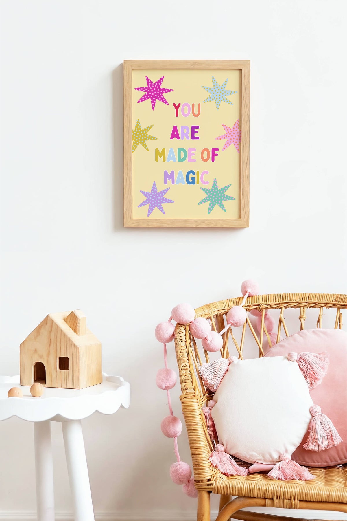 You Are Made Of Magic Poster Print (Yellow)