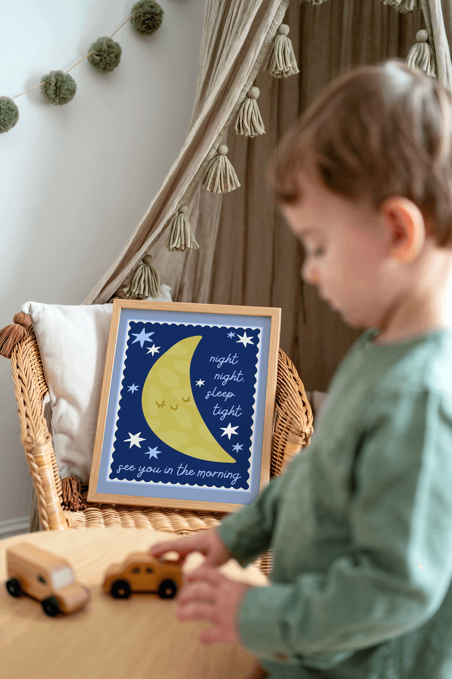Night Night Sleep Tight Poster Print