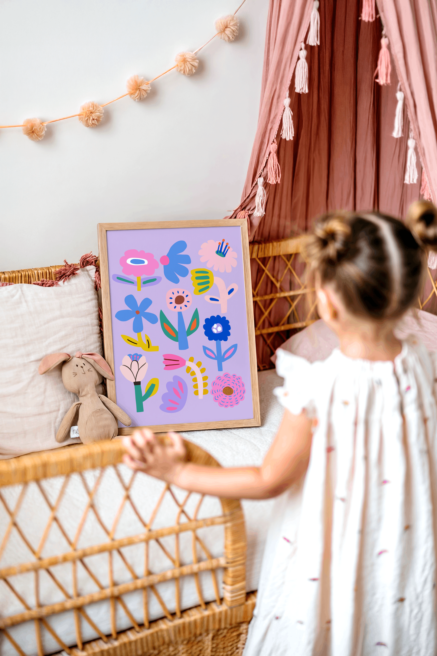 Flower Garden Poster Print