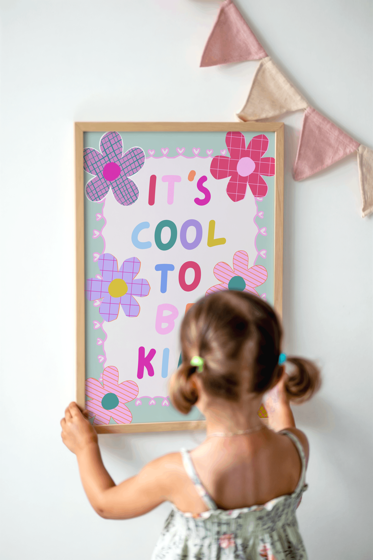 It's Cool To Be Kind Poster Print