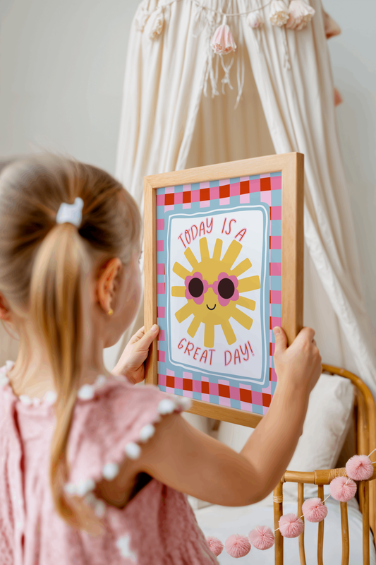 Today Is A Great Day Poster Print