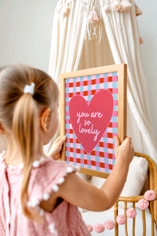 You Are So Lovely Poster Print