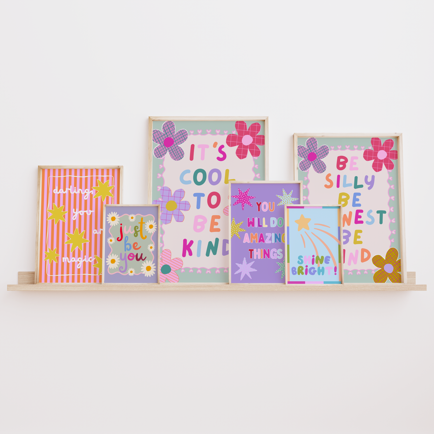 Girls Affirmation Printable Wall Art Bundle