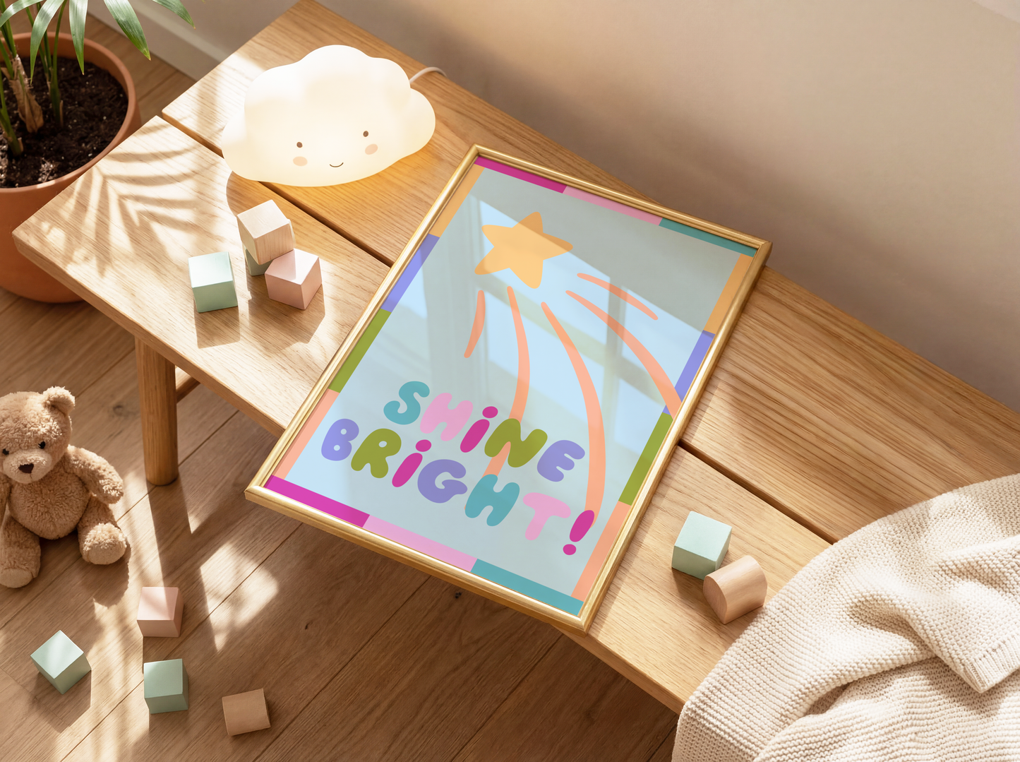 Shine Bright Poster Print