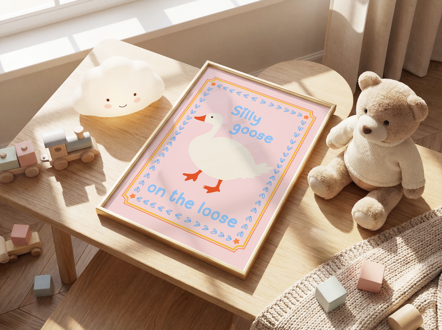 Silly Goose On the Loose Poster Print