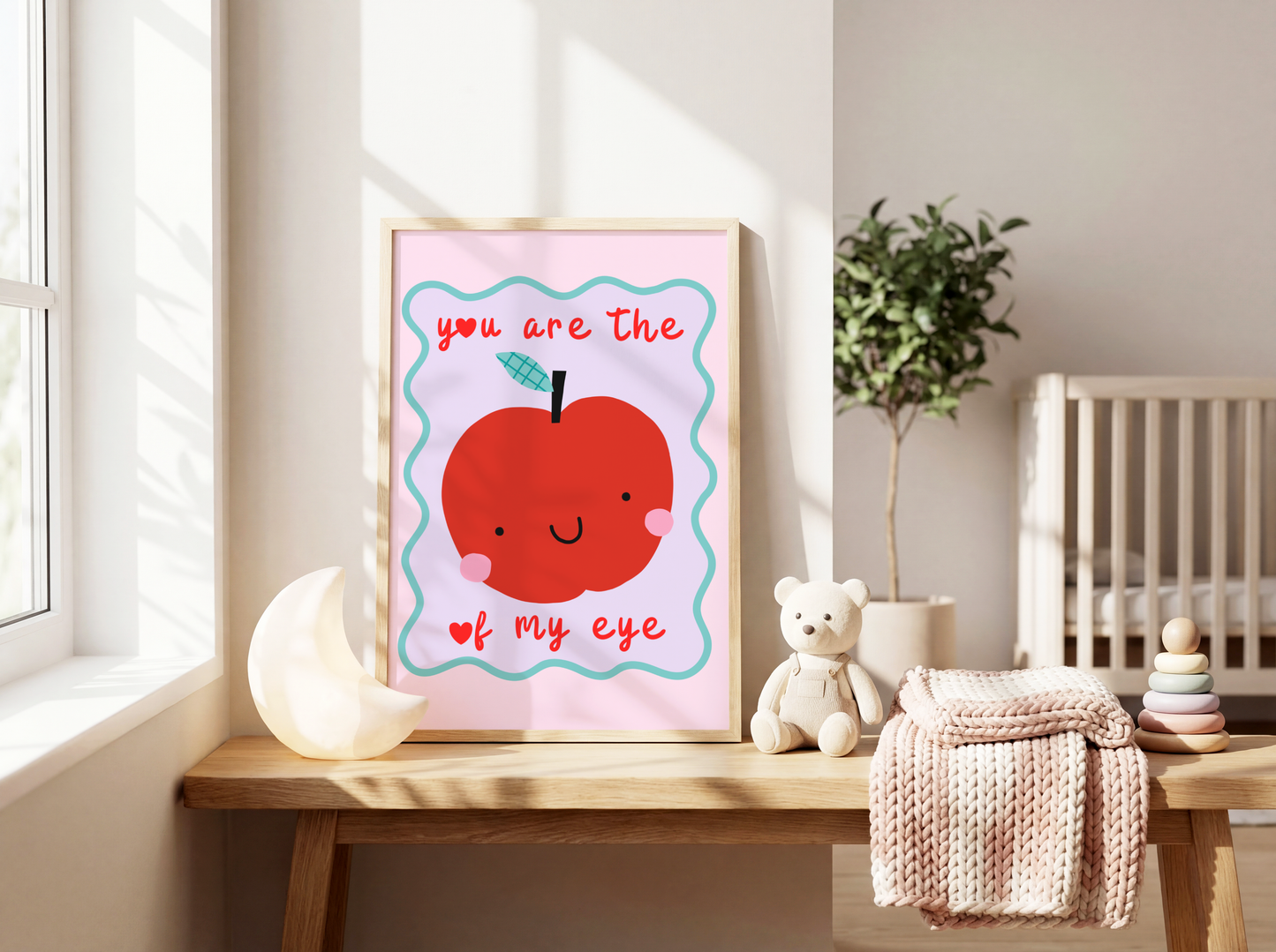 You Are The Apple Of My Eye Poster Print