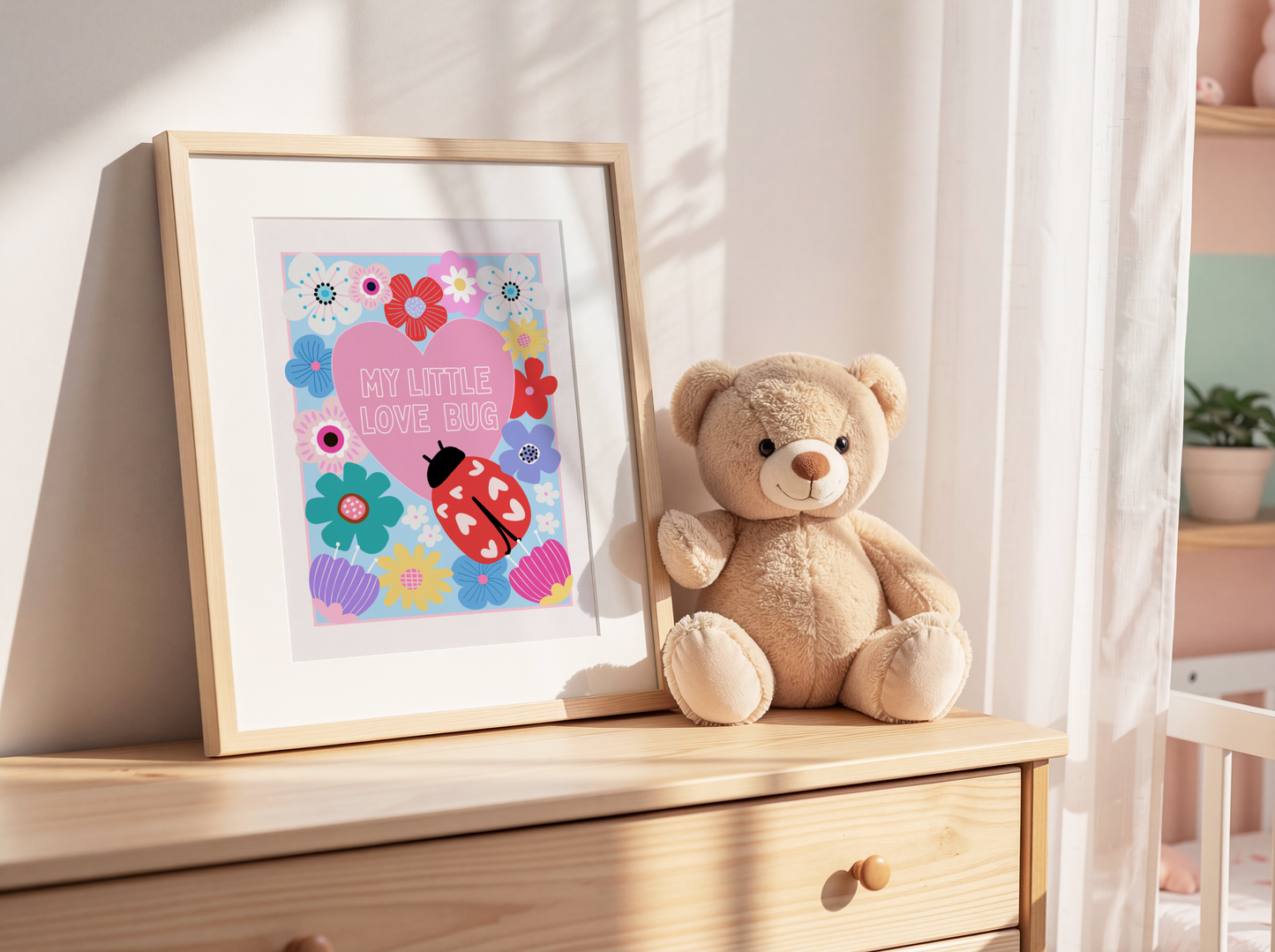 My Little Love Bug Poster Print