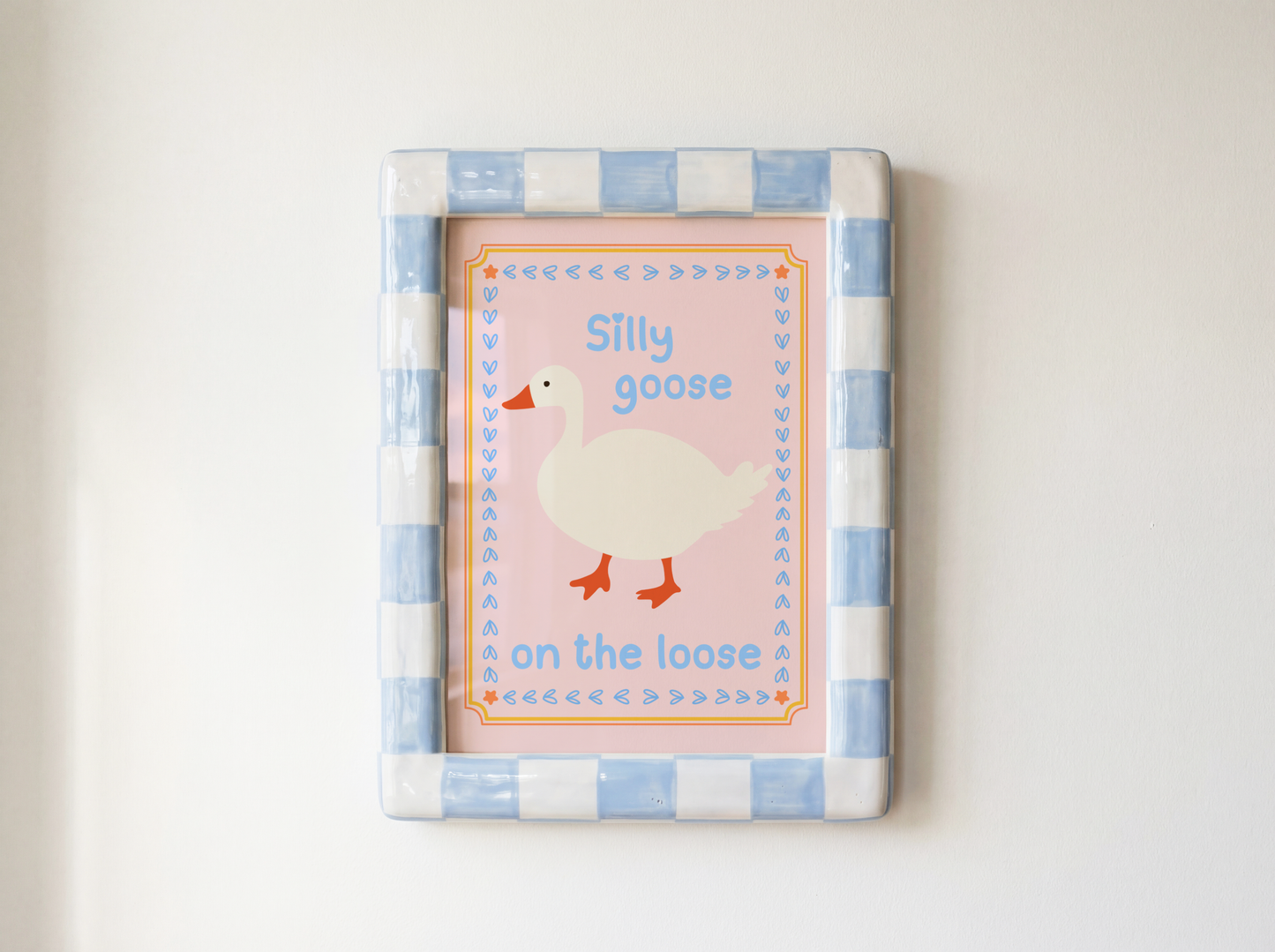 Silly Goose On the Loose Poster Print