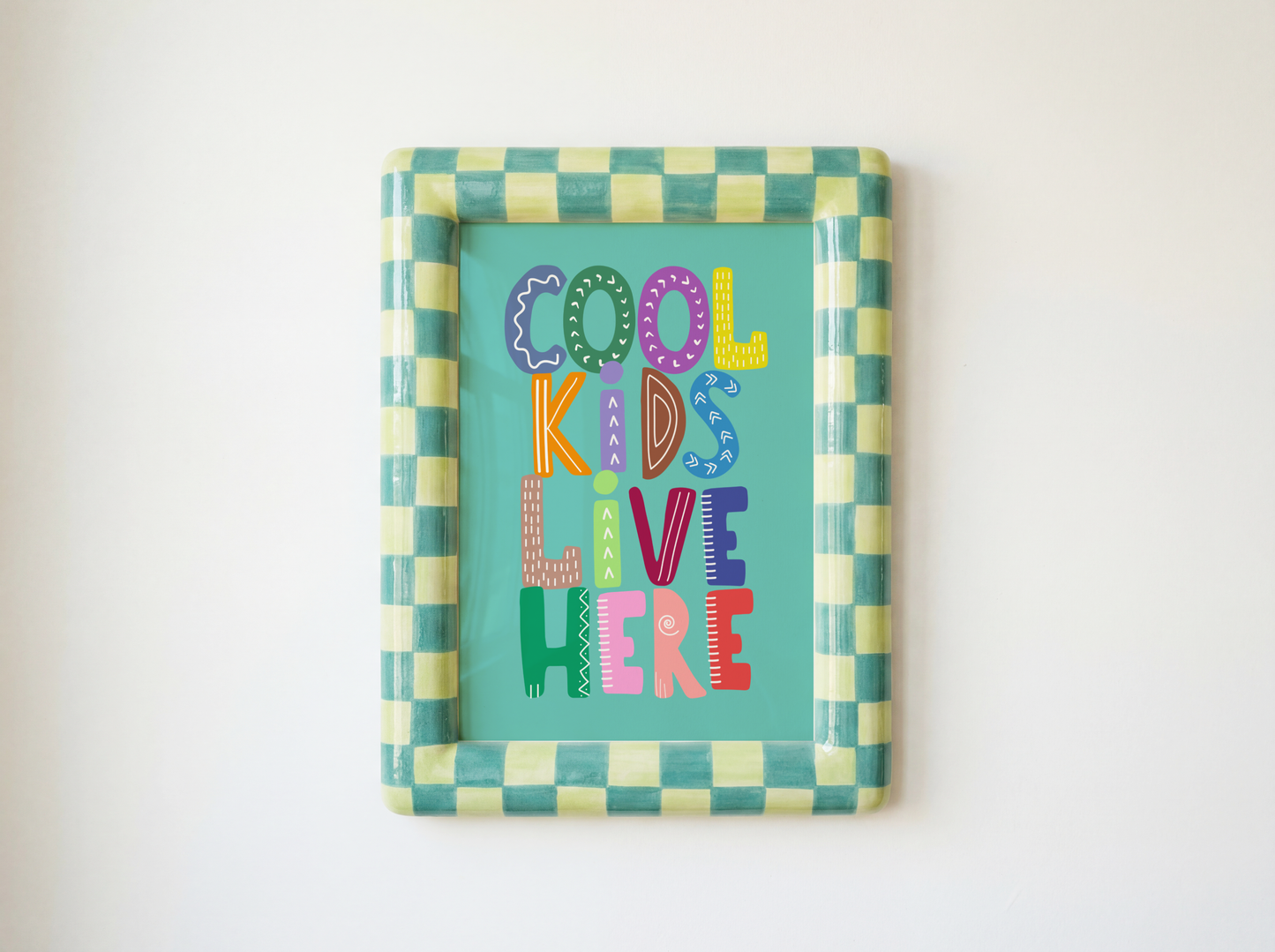 Cool Kids Live Here Poster Print