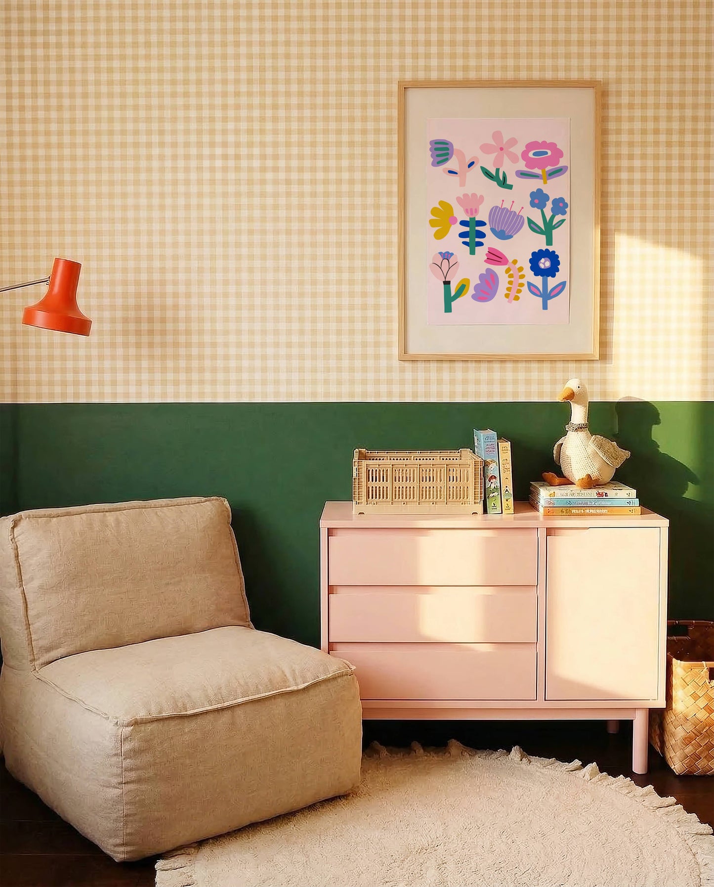 Playful Flowers Poster Print