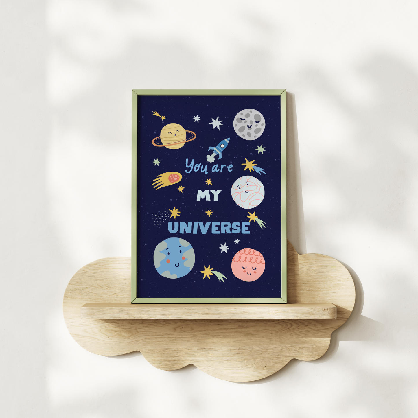 You Are My Universe Poster Print